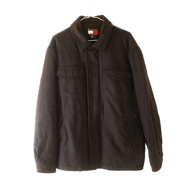 TOMMY HILFIGER Wool winter  coat - Picture 1 of 9